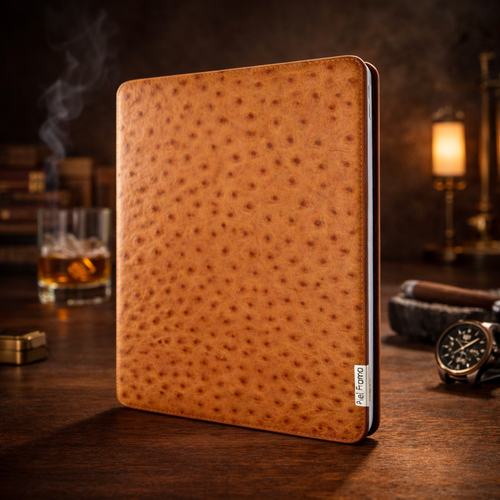 Piel Frama 843 Tan Ostrich  FramaSlim Leather Case for Apple iPad Pro 12.9" (2020 - 2022)