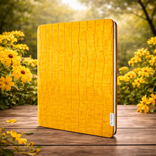 Piel Frama 843 Yellow Crocodile FramaSlim Leather Case for Apple iPad Pro 12.9" (2020 - 2022)