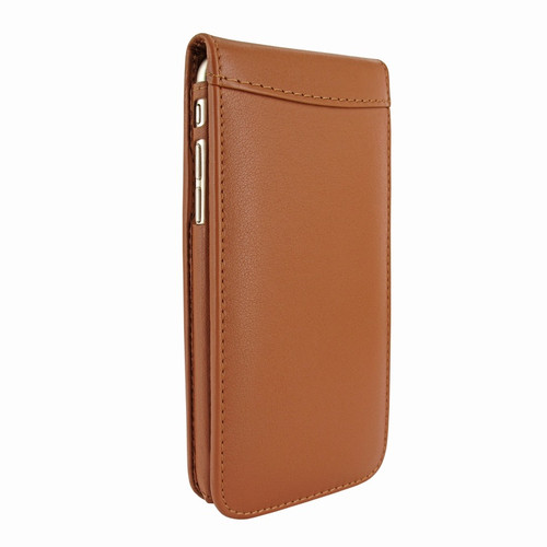 Piel Frama 761 Tan Classic Magnetic Leather Case for Apple iPhone