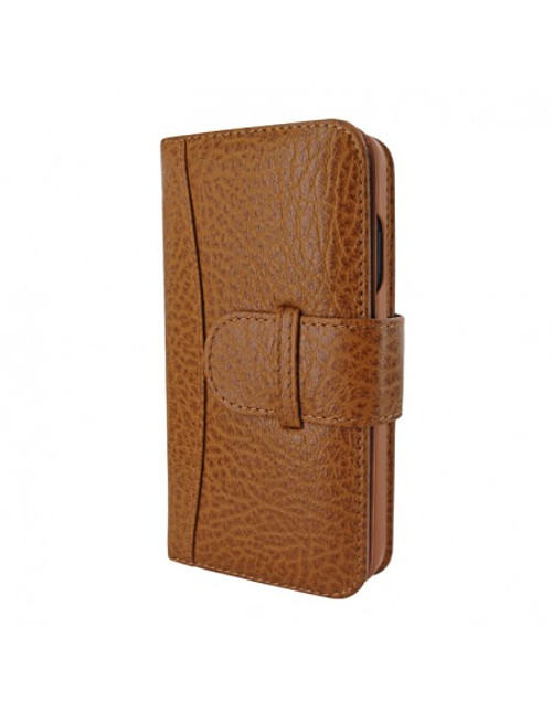 Piel Frama 854 Tan Karabu WalletMagnum Leather Case for Apple iPhone 12 / iPhone 12 Pro