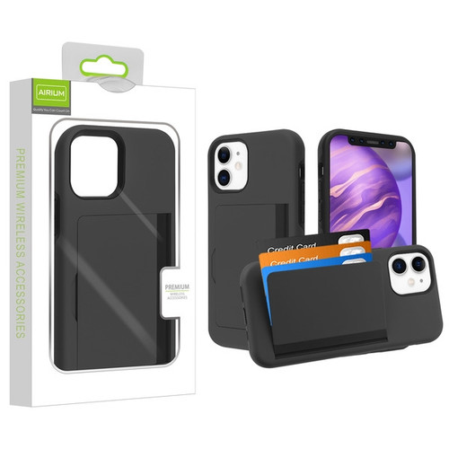 Airium Poket Hybrid Protector Cover for Apple iPhone 12 mini (5.4) - Black / Black