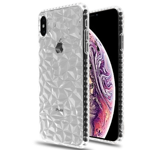 Airium Polygon Candy Skin Cover for Apple iPhone XS Max - Transparent Clear