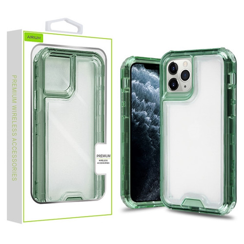 Airium Hybrid Protector Cover for Apple iPhone 11 Pro - Transparent Green / Transparent Clear