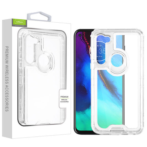Airium Hybrid Protector Cover for Motorola Moto G Stylus - Transparent Clear / Transparent Clear