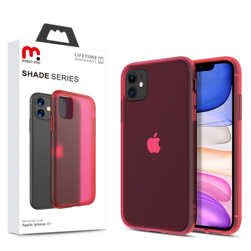 MyBat Pro Shade Series Hybrid Case for Apple iPhone 11 - Semi Transparent Burgundy