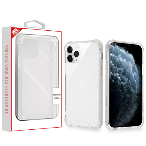 MyBat Sturdy Gummy Cover for Apple iPhone 11 Pro - Highly Transparent Clear / Transparent Clear