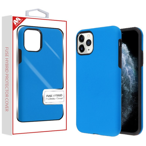 MyBat Fuse Hybrid Protector Cover for Apple iPhone 11 Pro - Rubberized Dark Blue / Black