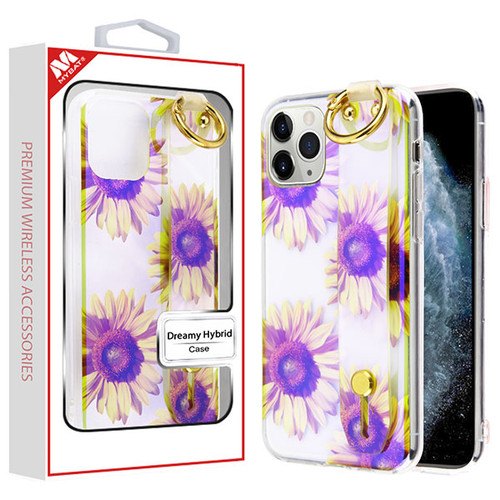 MyBat Dreamy Hybrid Case (With Wristband Stand) for Apple iPhone 11 Pro - Sunflower