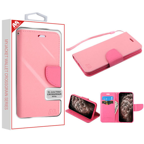 MyBat Liner MyJacket Wallet Crossgrain Series for Apple iPhone 11 Pro Max - Pink Pattern / Hot Pink MyBat Liner MyJacket Wallet Crossgrain Series for Apple iPhone 11 Pro Max - Pink Pattern / Hot Pink