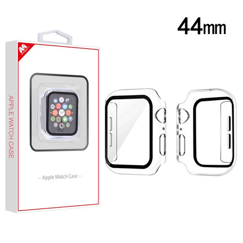 MyBat Fusion Protector Case (with Tempered Glass Screen Protector) for Apple Watch Series 4 44mm - Transparent Clear