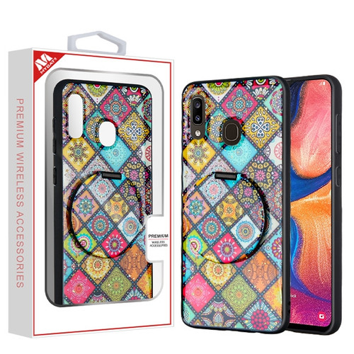 MyBat Mirror Hybrid Case for Samsung Galaxy A20 - Mediterranean