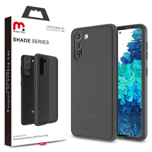 MyBat Pro Shade Series Hybrid Case for Samsung Galaxy S21 Plus - Semi Transparent Smoke