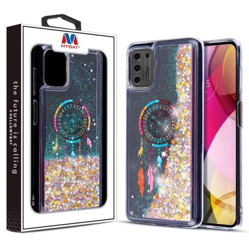 For Motorola Moto G Stylus 5G 2022, Glitter Ring Case + Tempered