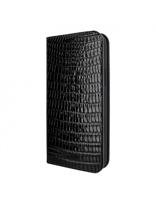 Piel Frama 860 Black Lizard FramaSlimCards Leather Case for Apple iPhone 12 Pro Max