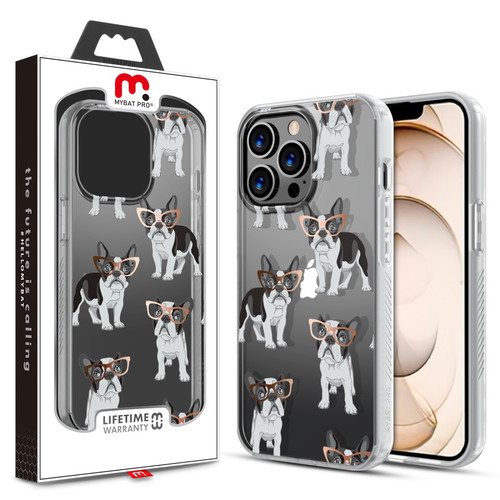 MyBat Pro Mood Series Case for Apple iPhone 13 Pro (6.1) - Chic Frenchie