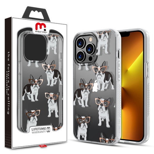 MyBat Pro Mood Series Case for Apple iPhone 13 Pro (6.1) - Chic Frenchie