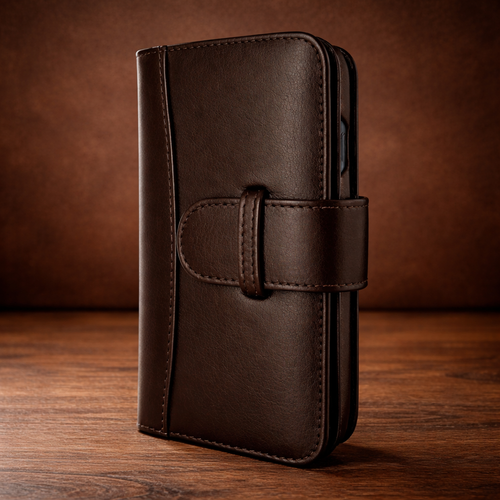 Piel Frama 897 Brown WalletMagnum Leather Case for Apple iPhone 13 Pro