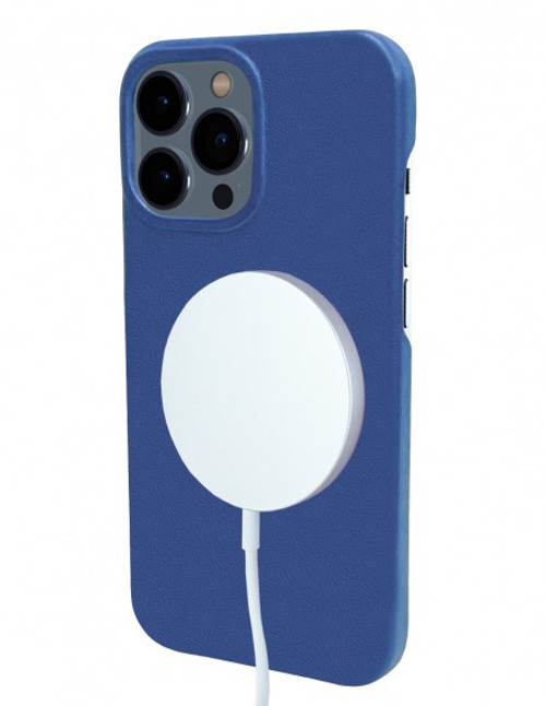 Piel Frama 900 Blue FramaSlimGrip Leather Case for Apple iPhone 13 Pro