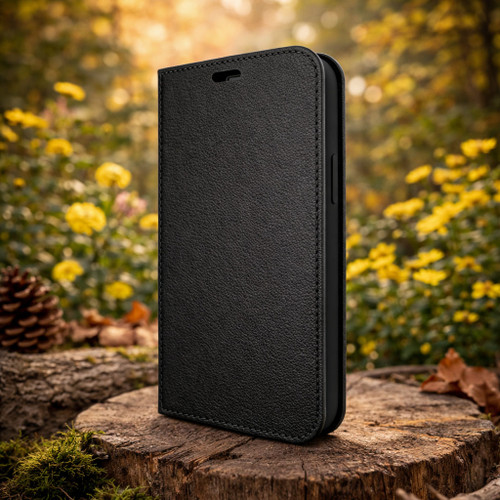 Piel Frama 915 Black FramaSlimCards Leather Case for Apple iPhone 13