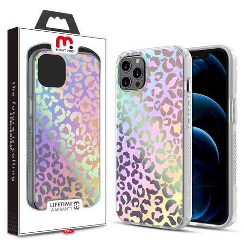 MyBat Pro Mood Series Case for Apple iPhone 12 Pro (6.1) / 12 (6.1) - Holographic Leopard