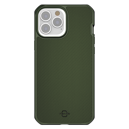 Itskins - Hybrid Ballistic Case for Apple iPhone 13 - Olive Green