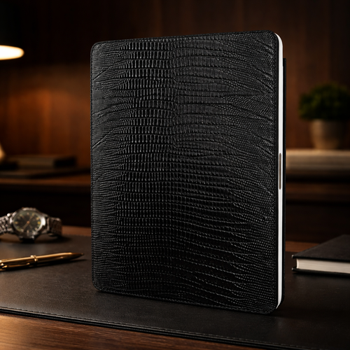 Piel Frama 916 Black Lizard FramaSlim Leather Case for Apple iPad mini 7 (2024) / iPad mini 6 (2021)