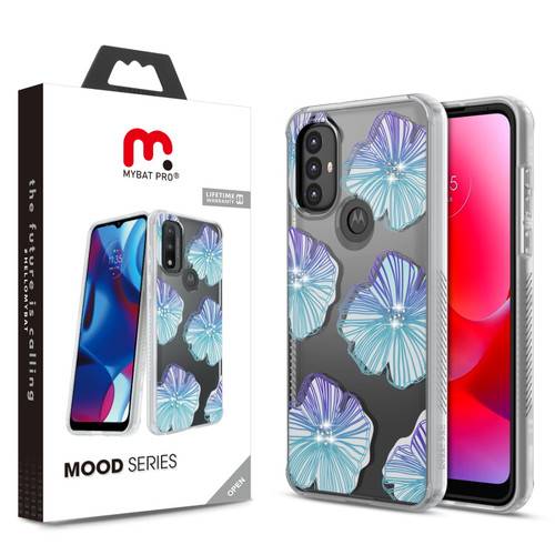 MyBat Pro Mood Series Case (with Diamonds) for Motorola Moto G Power (2022) - Seashell