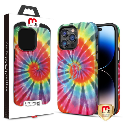 MyBat Pro Fuse Series MagSafe Case for Apple iPhone 14 Pro (6.1) - Tie Dye Swirl