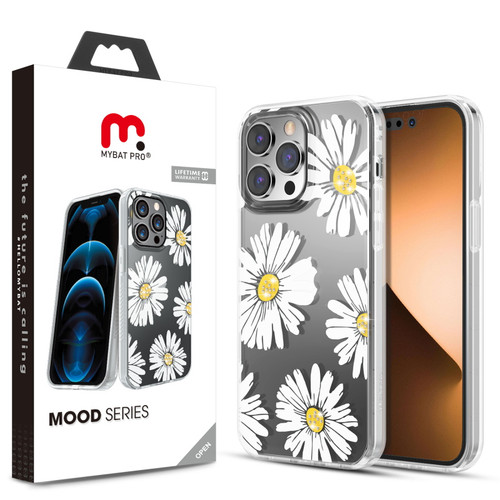 MyBat Pro Mood Series Case (with Diamonds) for Apple iPhone 14 Pro (6.1) - Happy