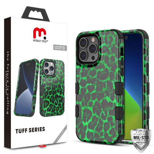 MyBat Pro TUFF Series Case for Apple iPhone 14 Pro Max (6.7) - Green Leopard