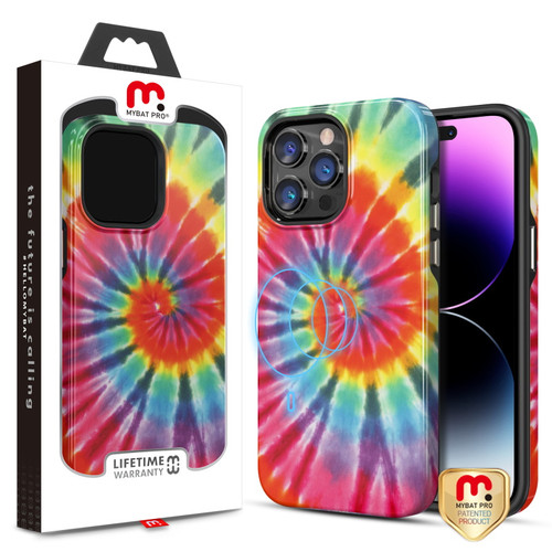MyBat Pro Fuse Series MagSafe Case for Apple iPhone 14 Pro Max (6.7) - Tie Dye Swirl