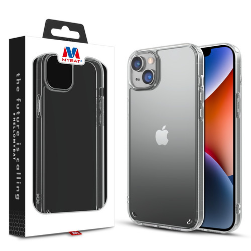 MyBat Sturdy Gummy Cover for Apple iPhone 14 Plus - Highly Transparent Clear / Transparent Clear