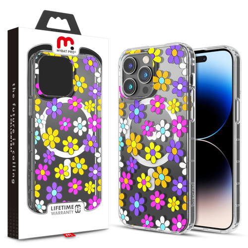 MyBat Pro Mood Series MagSafe Case for Apple iPhone 14 Pro (6.1) - Multi Color Daisy