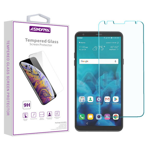 Asmyna Tempered Glass Screen Protector (2.5D) for Lg Stylo 4 / Stylo 4 Plus - Clear