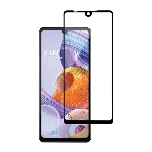 MyBat Full Coverage Tempered Glass Screen Protector for Lg Stylo
