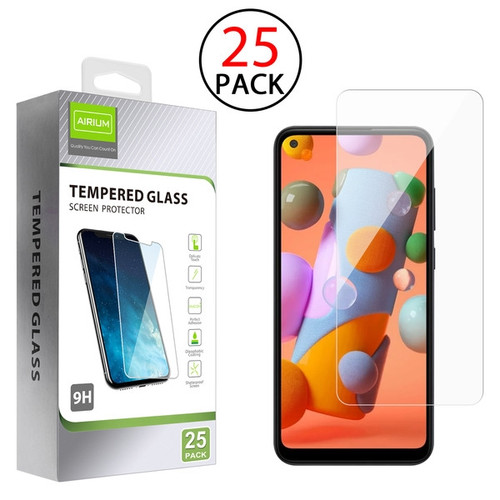 Airium Tempered Glass Screen Protector (2.5D)(25-pack) for Samsung Galaxy A11 - Clear