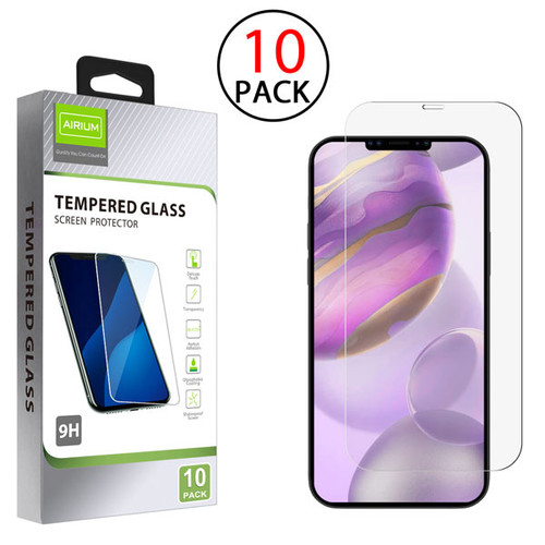 Airium Tempered Glass Screen Protector (2.5D)(10-pack) for Apple iPhone 12 Pro Max (6.7) - Clear