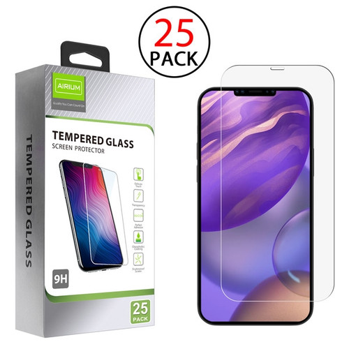 Airium Tempered Glass Screen Protector (2.5D)(25-pack) for Apple iPhone 12 mini (5.4) - Clear