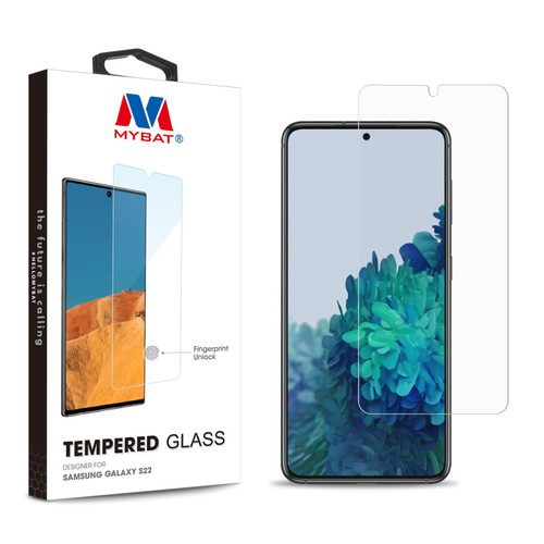 MyBat Tempered Glass Screen Protector (2.5D) for Samsung Galaxy S22 - Clear