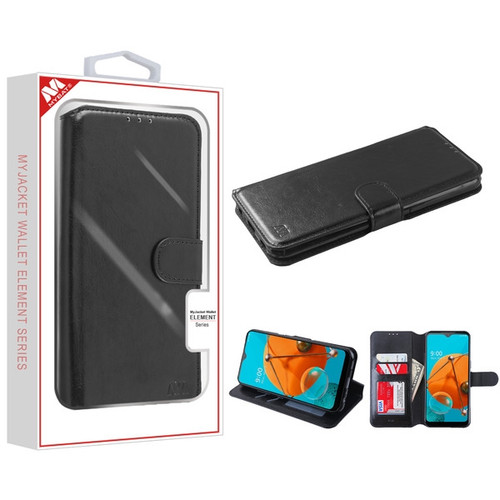 MyBat MyJacket Wallet Element Series for Lg K51 / Reflect - Black