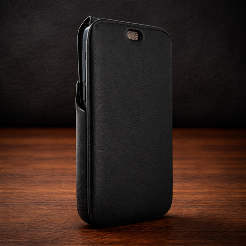 Piel Frama 937 Black iMagnum Leather Case for iPhone 15 / iPhone 14 Pro / iPhone 14