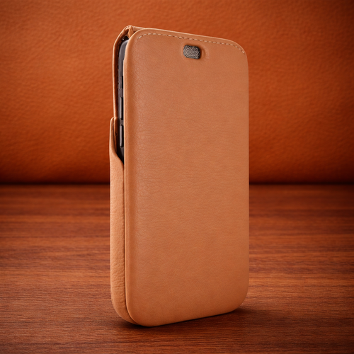 Piel Frama 937 Tan iMagnum Leather Case for iPhone 15 / iPhone 14 Pro / iPhone 14