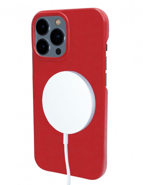 Apple - iPhone 14 Pro Max Silicone Case with MagSafe - Red