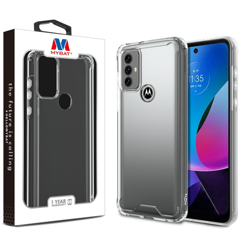 MyBat Sturdy Gummy Cover for Motorola Moto G Play (2023) - Highly Transparent Clear / Transparent Clear