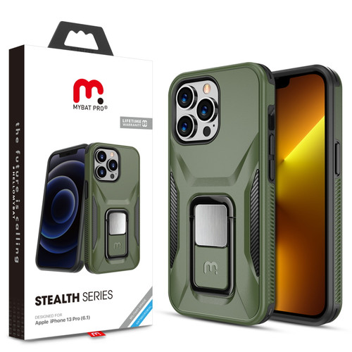 MyBat Pro Stealth Series Case for Apple iPhone 13 Pro (6.1) - Army Green