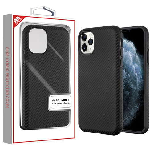 MyBat Fuse Series Case for Apple iPhone 11 Pro - Black Carbon Fiber