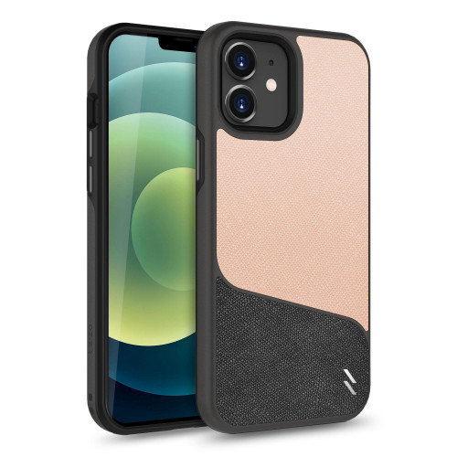 ZIZO DIVISION Series for iPhone 12 Mini Case - Sleek Modern Protection - Saffiano Blush