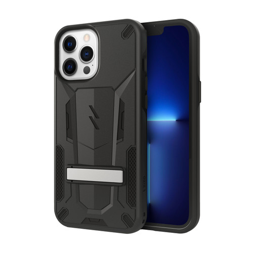 ZIZO TRANSFORM Series for iPhone 13 Pro Case - Rugged Dual-layer Protection with Kickstand - Black