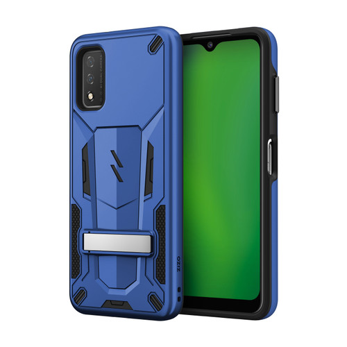 ZIZO TRANSFORM Series for T-Mobile REVVL V Case - Rugged Dual-layer Protection with Kickstand - Blue