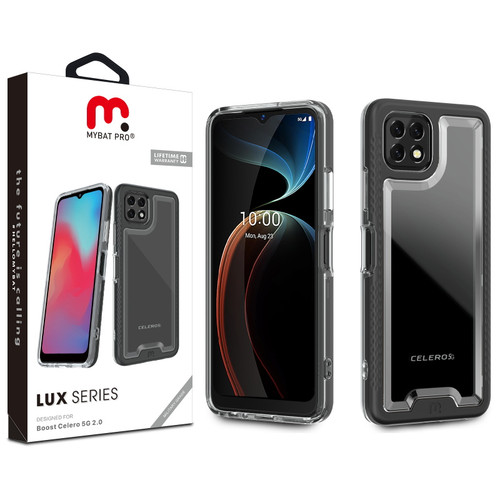 MyBat Pro Lux Series Case for Boost Celero 5G 2.0 - Black